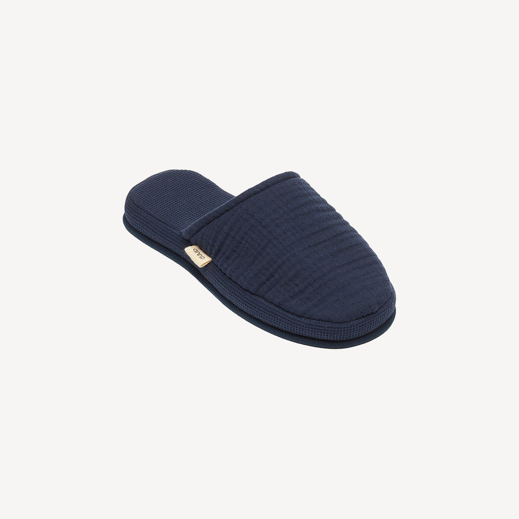 Dark blue slippers sales