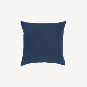Viive linen cushion cover 50x50cm | dark blue