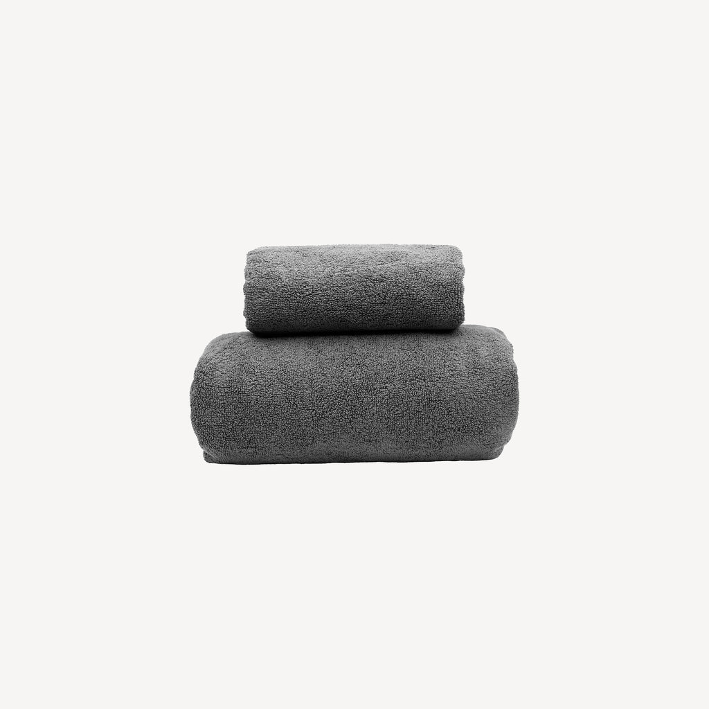 Dark outlet gray towels