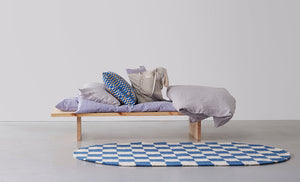 Linne Mini Baby linen bed linen set | dusty blue