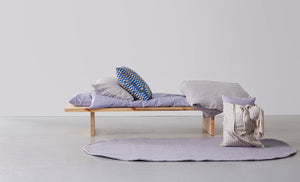 Pallero Mini wool rug 100x150cm | lavender