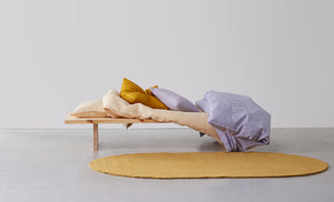 Lilleri Mini Baby bed linen set | lavender/blue