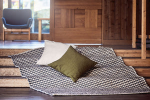 Viive linen cushion cover 50x50cm | olive