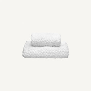 Li linen waffle towel 100x150cm | white