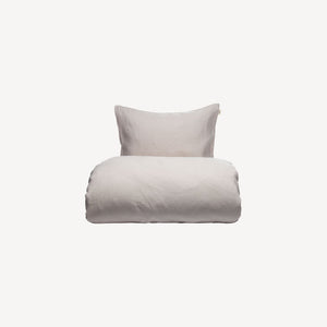 Linne double linen bed linen set | sand