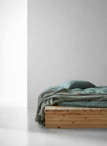 Linne linen bed linen set | teal
