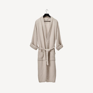 Meri muslin bathrobe S/M | sand