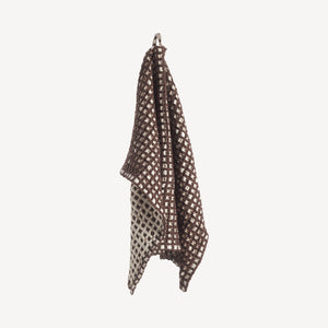 Puro Ruutu towel 50x70cm | brown/sand