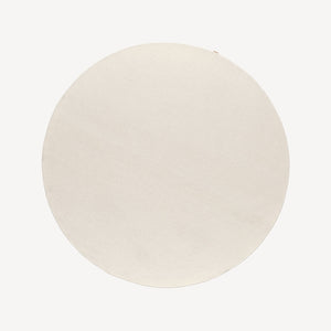 Pyöreä wool rug 200cm | natural white