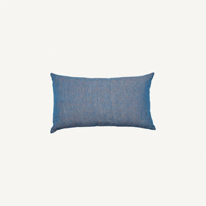Viive linen cushion 40x70cm | blue/honey