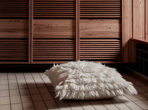 Villatalja floor cushion 70x70cm | natural white