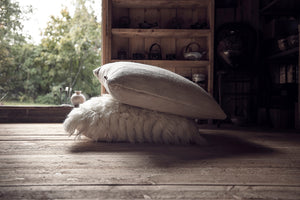 Villatalja floor cushion 70x70cm | natural white