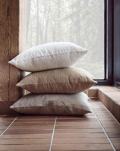 Viive linen cushion cover 50x50cm | white