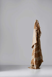Oras-pellavahuopa 140x190cm fariini/natural | Anno Collection